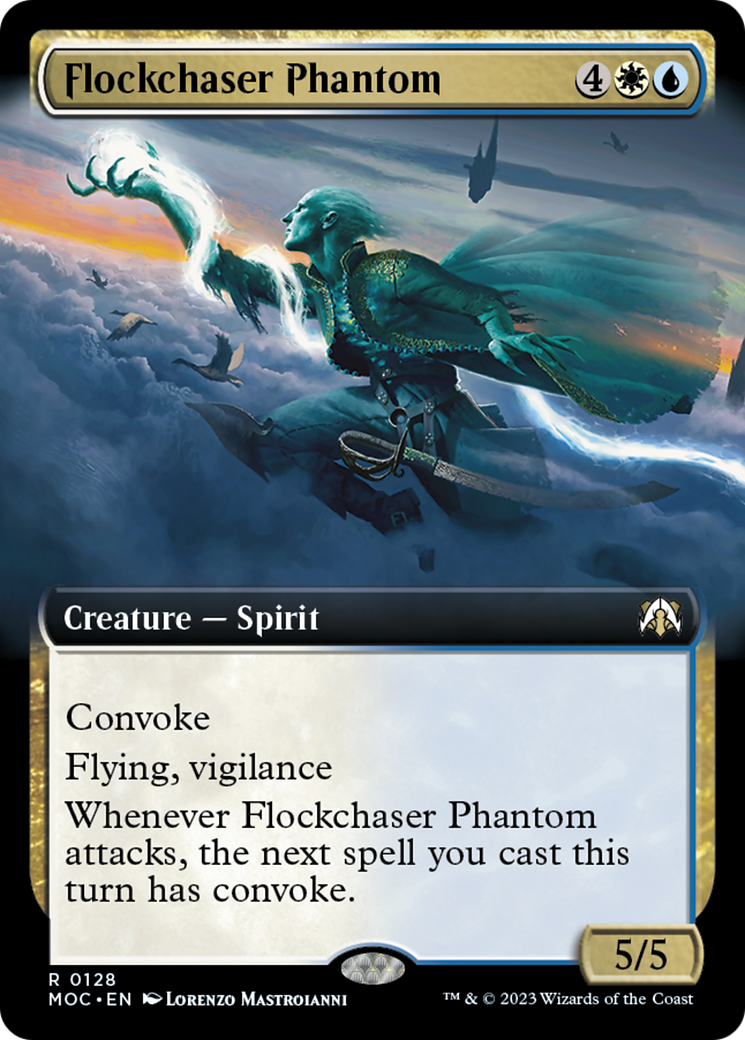 Flockchaser Phantom (Extended Art) [March of the Machine Commander] - Magic: The Gathering - Card Brawlers | Quebec | Canada |