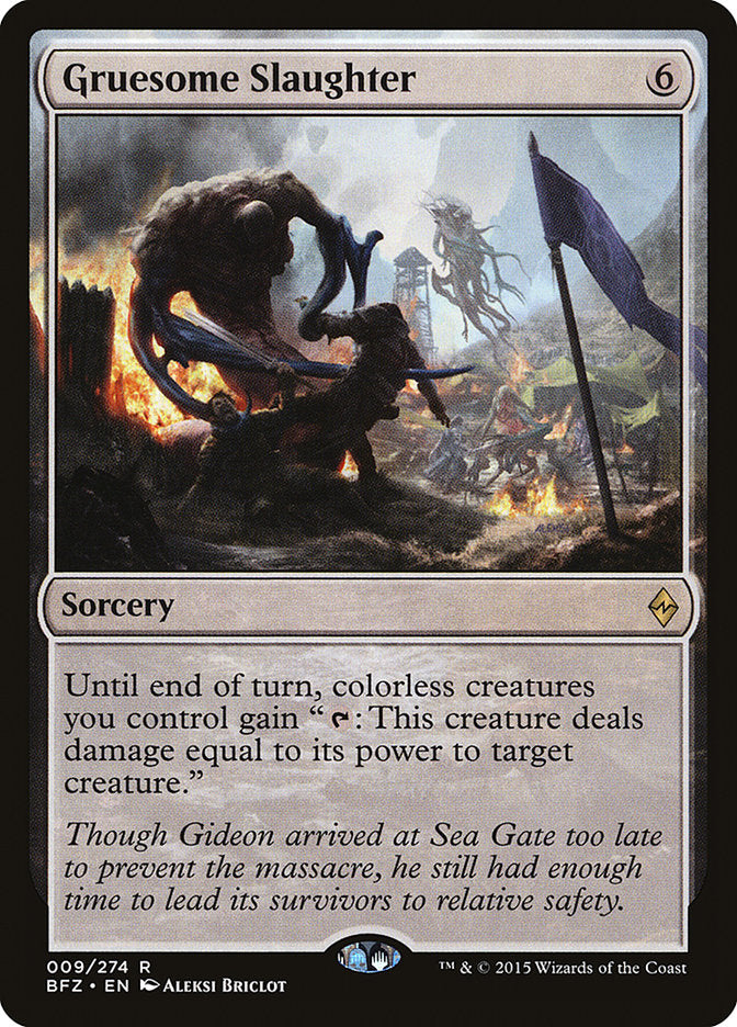 Gruesome Slaughter [Battle for Zendikar] - Magic: The Gathering - Card Brawlers | Quebec | Canada |