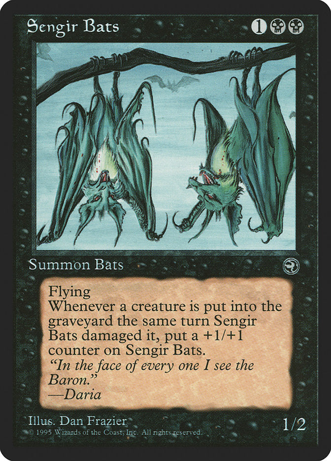 Sengir Bats (Daria Flavor Text) [Homelands] - Magic: The Gathering - Card Brawlers | Quebec | Canada |