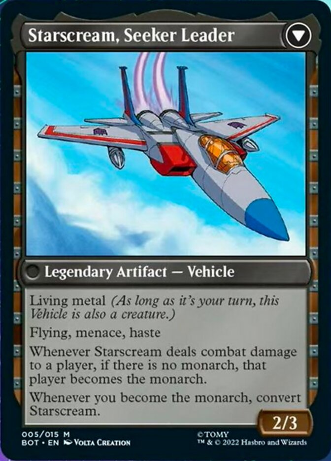 Starscream, Power Hungry // Starscream, Seeker Leader [Transformers] - Magic: The Gathering - Card Brawlers | Quebec | Canada |