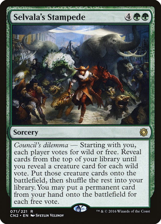 Selvala's Stampede [Conspiracy: Take the Crown] - Magic: The Gathering - Card Brawlers | Quebec | Canada |