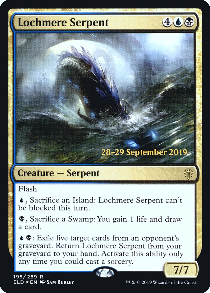 Lochmere Serpent [Throne of Eldraine Prerelease Promos] - Magic: The Gathering - Card Brawlers | Quebec | Canada |