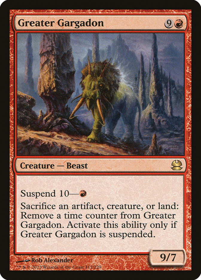 Greater Gargadon [Modern Masters] - Magic: The Gathering - Card Brawlers | Quebec | Canada |