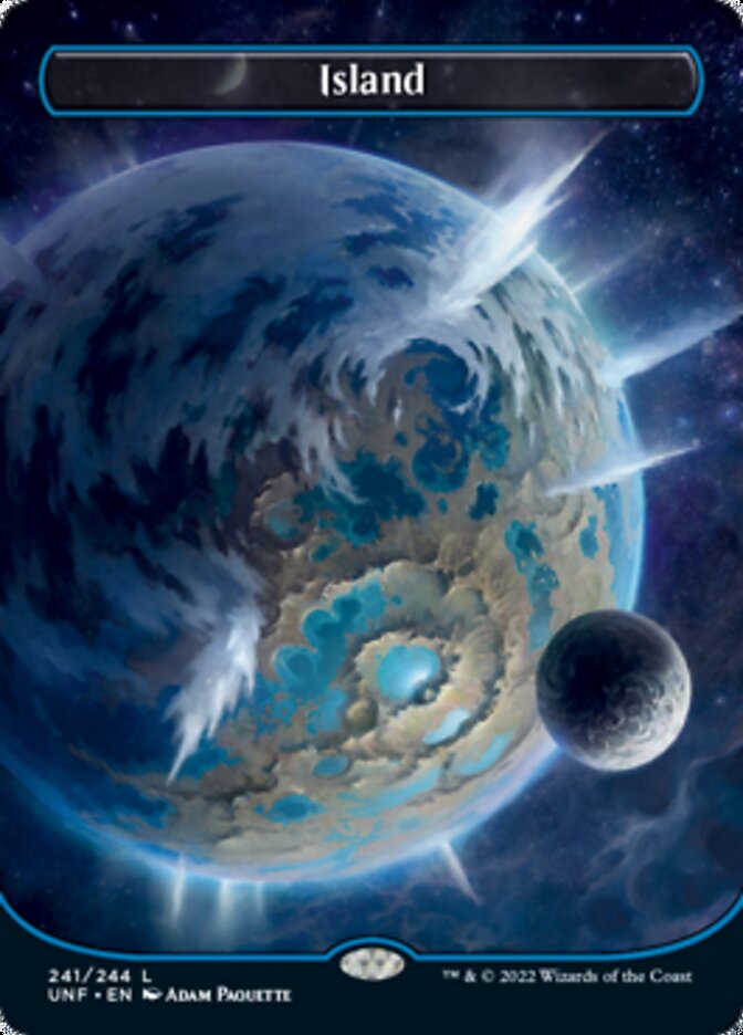 Island (241) (Orbital Space-ic Land) [Unfinity] - Magic: The Gathering - Card Brawlers | Quebec | Canada |