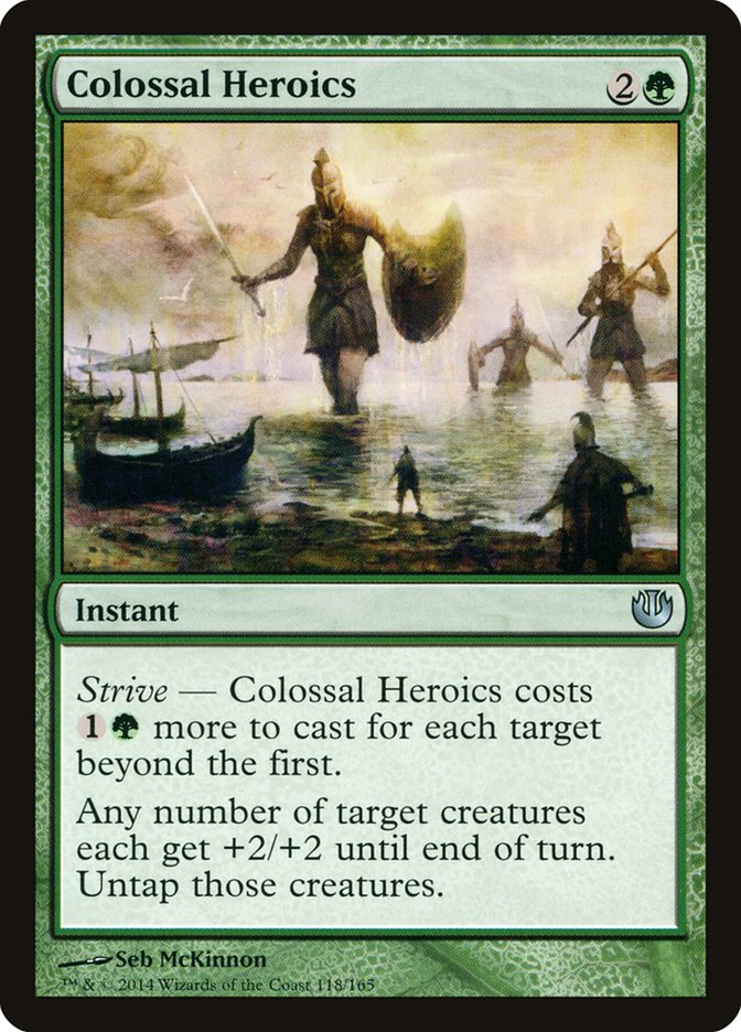 Colossal Heroics [Journey into Nyx] - Magic: The Gathering - Card Brawlers | Quebec | Canada |