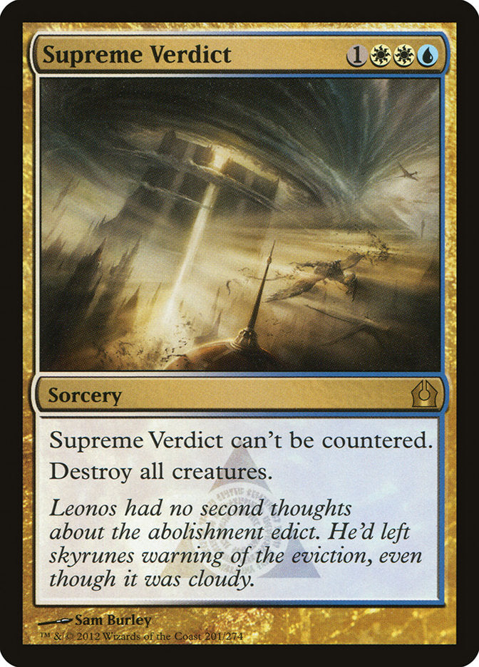 Supreme Verdict [Return to Ravnica] - Magic: The Gathering - Card Brawlers | Quebec | Canada |