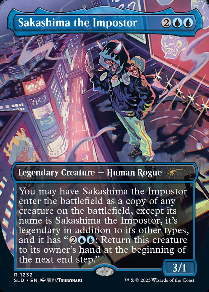 Sakashima the Impostor (Borderless) [Secret Lair Drop Series] - Magic: The Gathering - Card Brawlers | Quebec | Canada |
