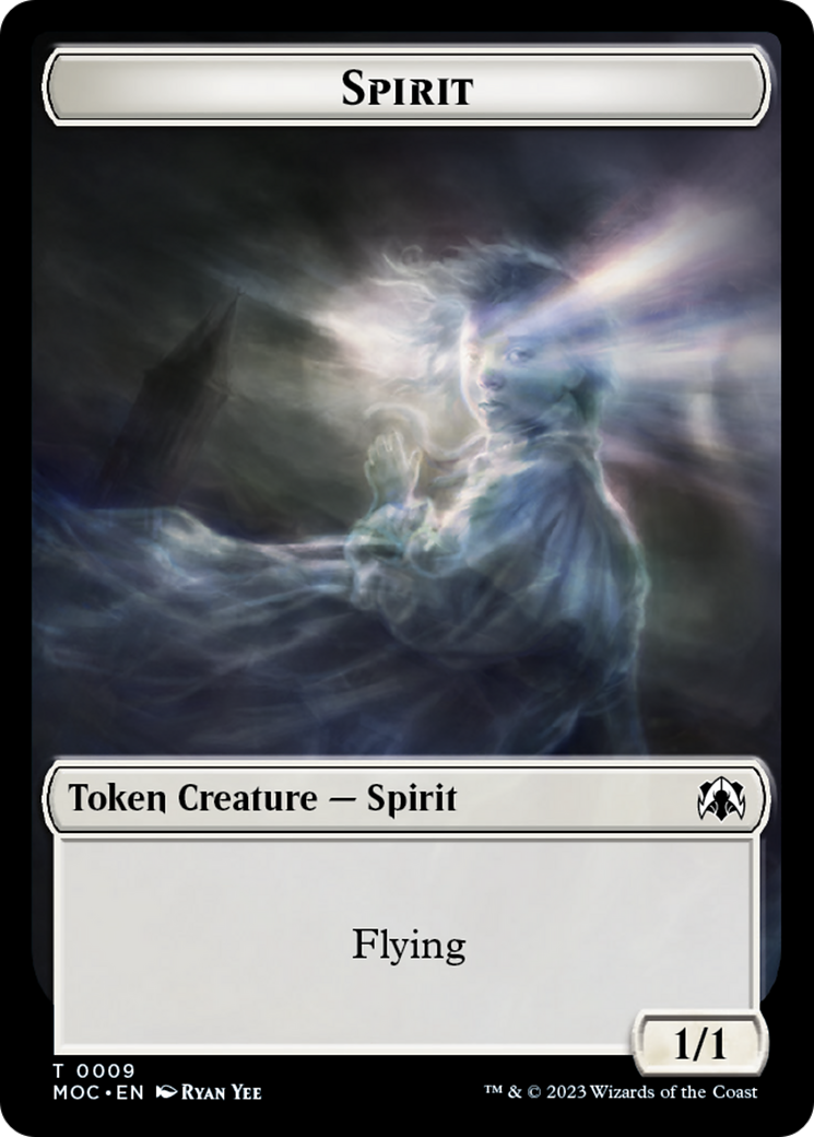 Spirt (9) // Treasure Double-Sided Token [March of the Machine Commander Tokens] - Magic: The Gathering - Card Brawlers | Quebec | Canada |