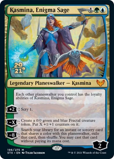 Kasmina, Enigma Sage [Strixhaven: School of Mages Prerelease Promos] - Magic: The Gathering - Card Brawlers | Quebec | Canada |