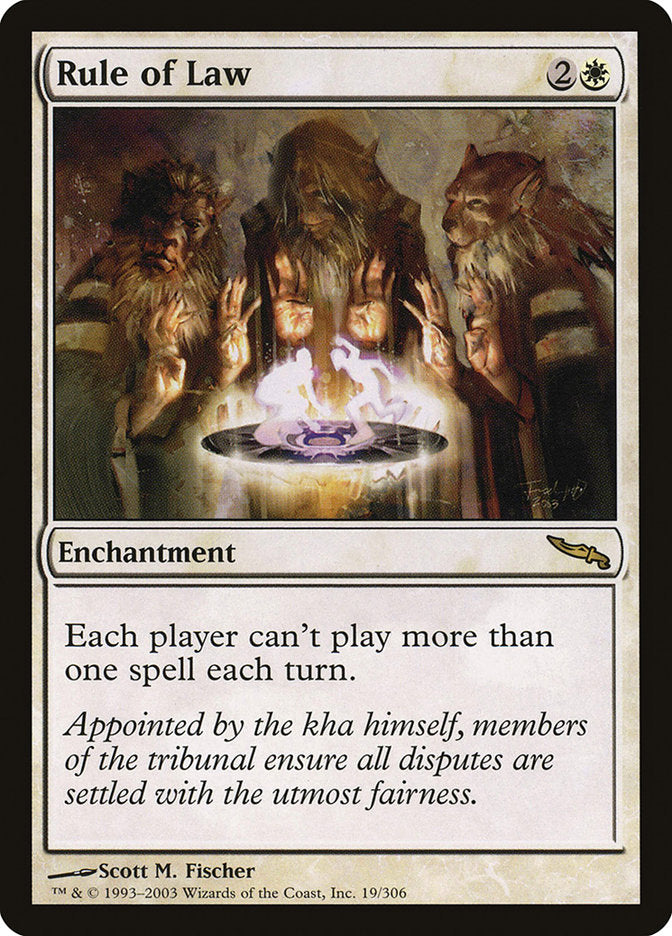 Rule of Law [Mirrodin] - Magic: The Gathering - Card Brawlers | Quebec | Canada |