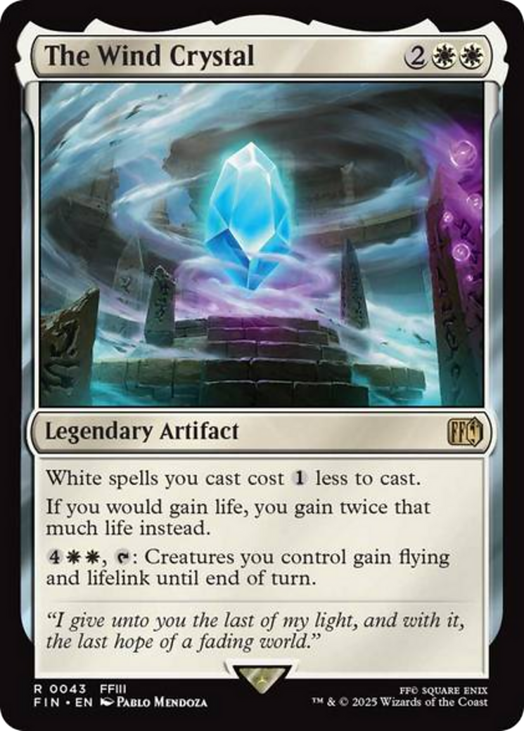 The Wind Crystal [FINAL FANTASY] - Magic: The Gathering - Card Brawlers | Quebec | Canada |