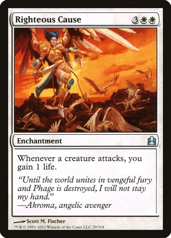 Righteous Cause [Commander 2011] - Magic: The Gathering - Card Brawlers | Quebec | Canada |
