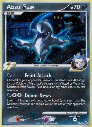 Absol G (1/147) [Platinum: Supreme Victors] - Pokémon - Card Brawlers | Quebec | Canada |