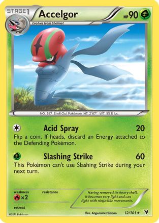 Accelgor (12/101) [Black & White: Noble Victories] - Pokémon - Card Brawlers | Quebec | Canada |