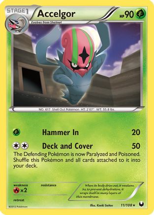 Accelgor (11/108) [Black & White: Dark Explorers] - Pokémon - Card Brawlers | Quebec | Canada |