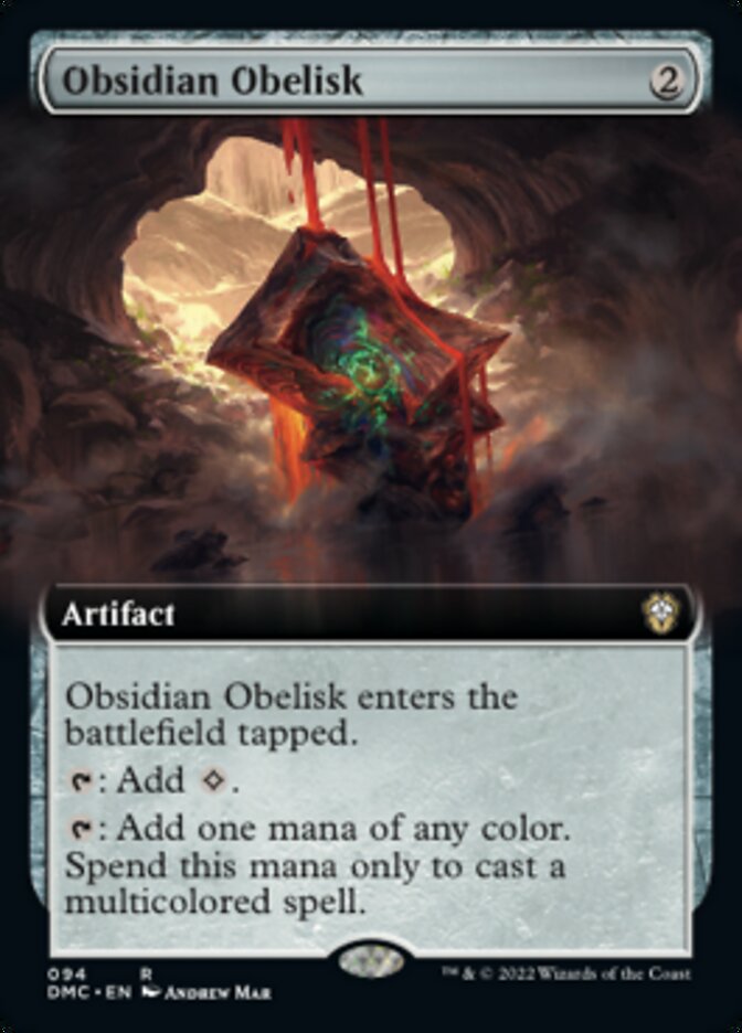 Obsidian Obelisk (Extended Art) [Dominaria United Commander] - Magic: The Gathering - Card Brawlers | Quebec | Canada |