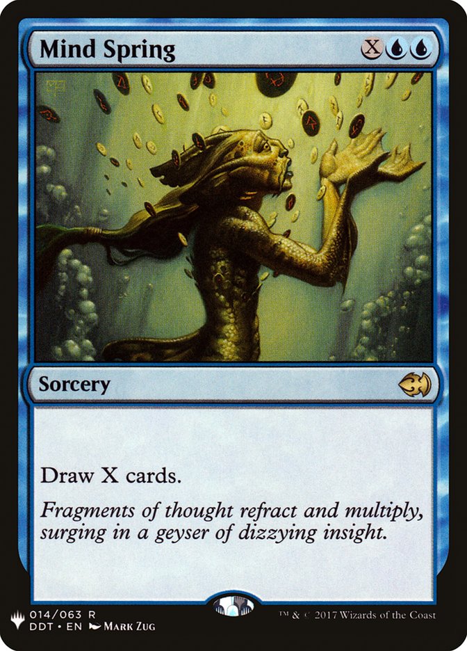 Mind Spring [The List] - Magic: The Gathering - Card Brawlers | Quebec | Canada |