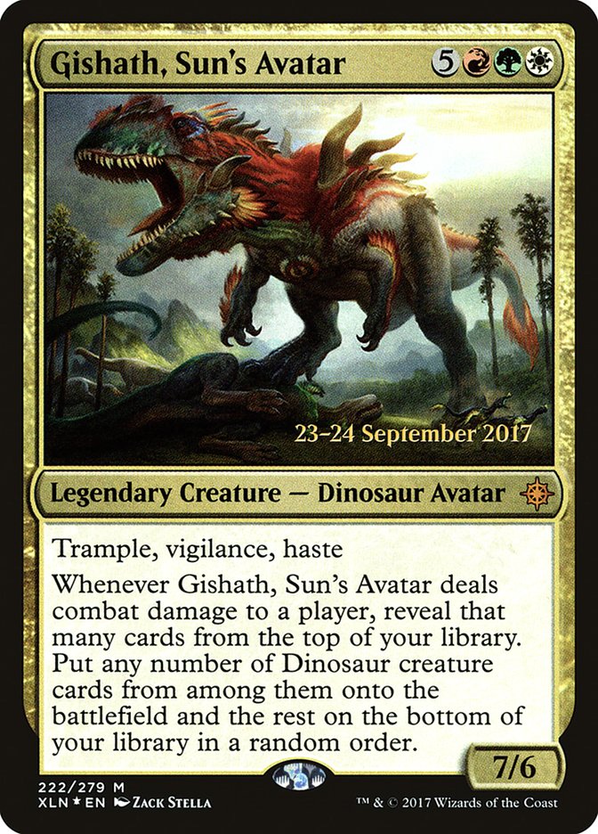 Gishath, Sun's Avatar [Ixalan Prerelease Promos] - Magic: The Gathering - Card Brawlers | Quebec | Canada |