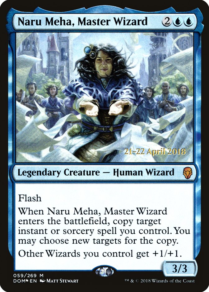 Naru Meha, Master Wizard [Dominaria Prerelease Promos] - Magic: The Gathering - Card Brawlers | Quebec | Canada |