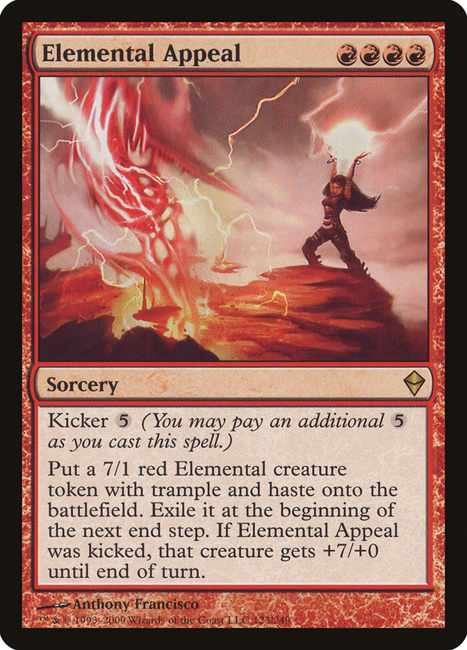 Elemental Appeal [Zendikar] - Magic: The Gathering - Card Brawlers | Quebec | Canada |