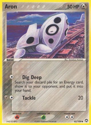 Aron (42/108) [EX: Power Keepers] - Pokémon - Card Brawlers | Quebec | Canada |