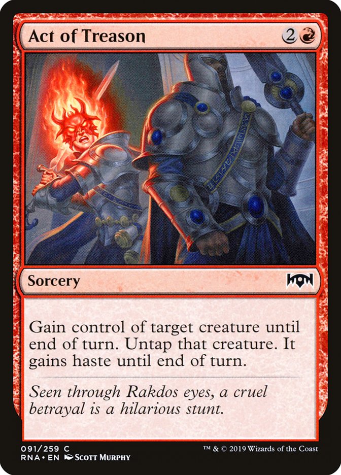Act of Treason [Ravnica Allegiance] - Magic: The Gathering - Card Brawlers | Quebec | Canada |