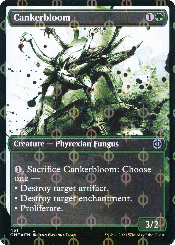 Cankerbloom (Showcase Ichor Step-and-Compleat Foil) [Phyrexia: All Will Be One] - Magic: The Gathering - Card Brawlers | Quebec | Canada |