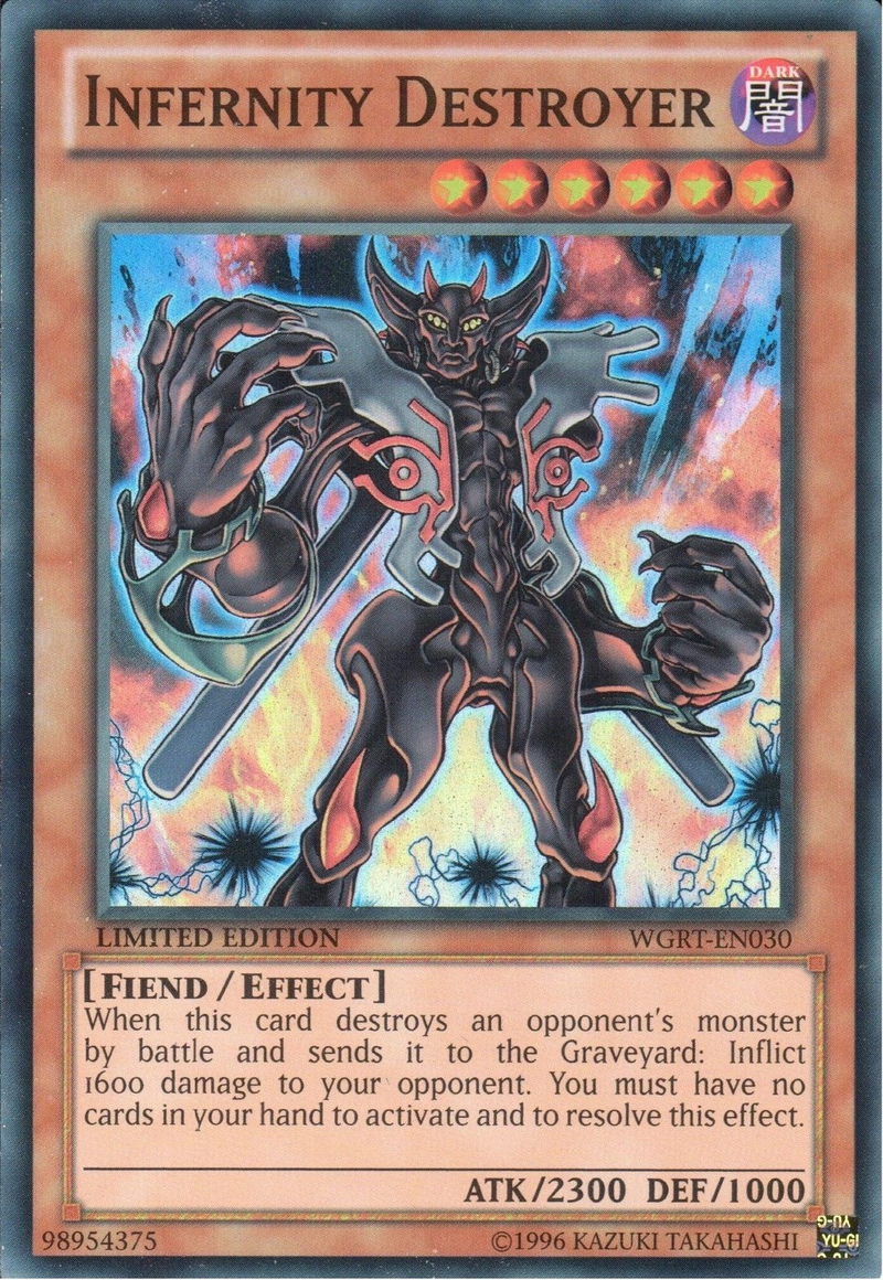 Infernity Destroyer [WGRT-EN030] Super Rare - Yu-Gi-Oh! - Card Brawlers | Quebec | Canada |