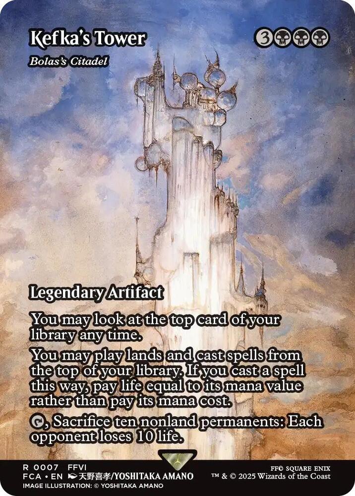 Kefka's Tower - Bolas's Citadel (Showcase) [FINAL FANTASY : Through the Ages] - Magic: The Gathering - Card Brawlers | Quebec | Canada |