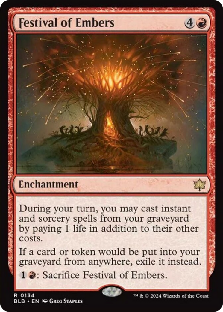 Festival of Embers [Bloomburrow] - Magic: The Gathering - Card Brawlers | Quebec | Canada |
