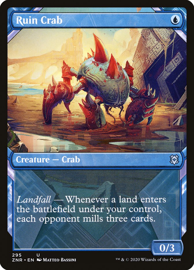 Ruin Crab (Showcase) [Zendikar Rising] - Magic: The Gathering - Card Brawlers | Quebec | Canada |