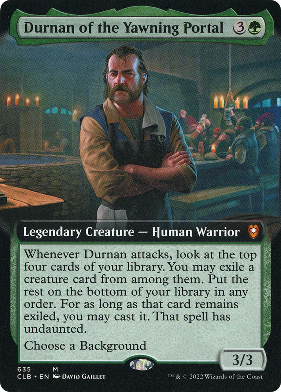Durnan of the Yawning Portal (Extended Art) [Commander Legends: Battle for Baldur's Gate] - Magic: The Gathering - Card Brawlers | Quebec | Canada |