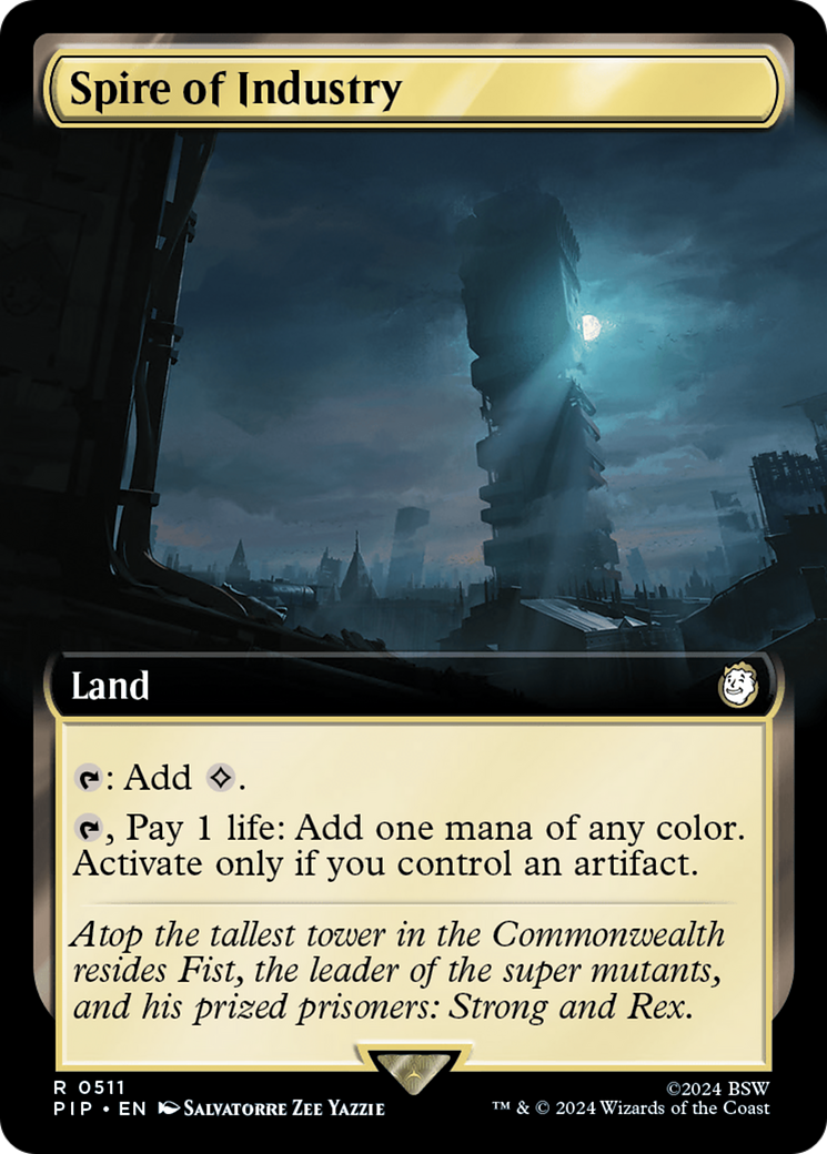 Spire of Industry (Extended Art) [Fallout] - Magic: The Gathering - Card Brawlers | Quebec | Canada |