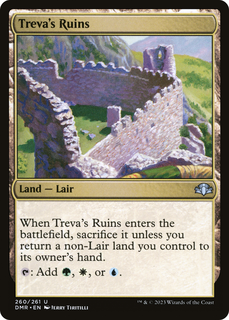 Treva's Ruins [Dominaria Remastered] - Magic: The Gathering - Card Brawlers | Quebec | Canada |