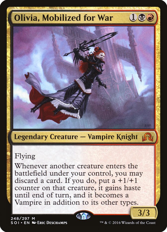 Olivia, Mobilized for War [Shadows over Innistrad] - Magic: The Gathering - Card Brawlers | Quebec | Canada |