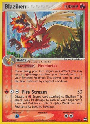 Blaziken (5/108) (Stamped) [EX: Power Keepers] - Pokémon - Card Brawlers | Quebec | Canada |