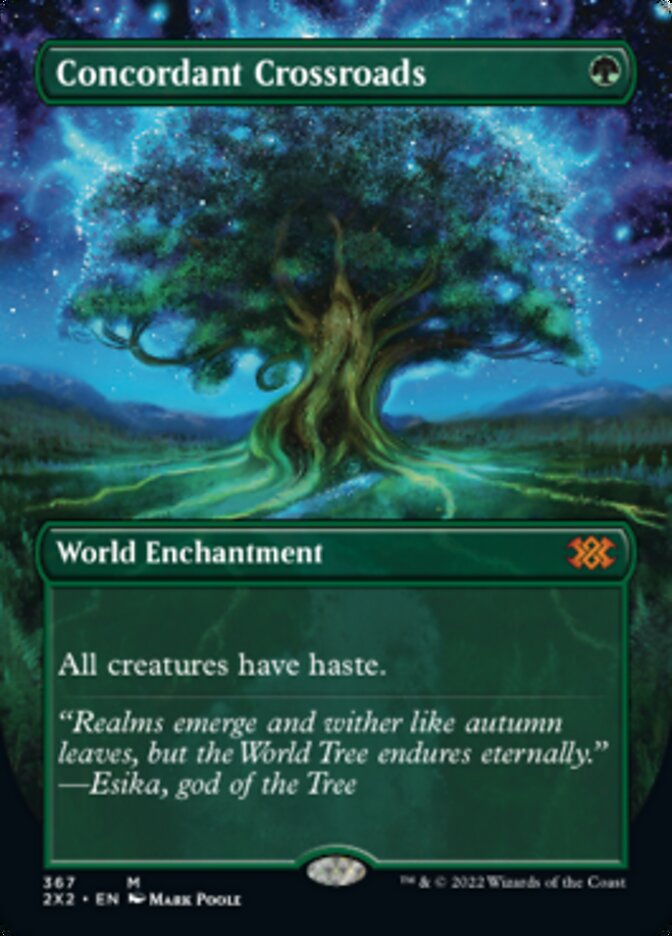 Concordant Crossroads (Borderless Alternate Art) [Double Masters 2022] - Magic: The Gathering - Card Brawlers | Quebec | Canada |