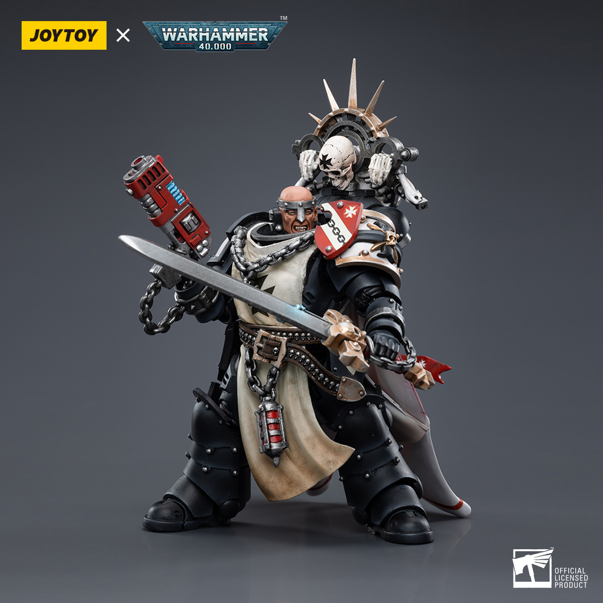 Joytoy - Warhammer 40k - Black Templars - Marshal Baldeckrath - (PREORDER) October 30, 2026