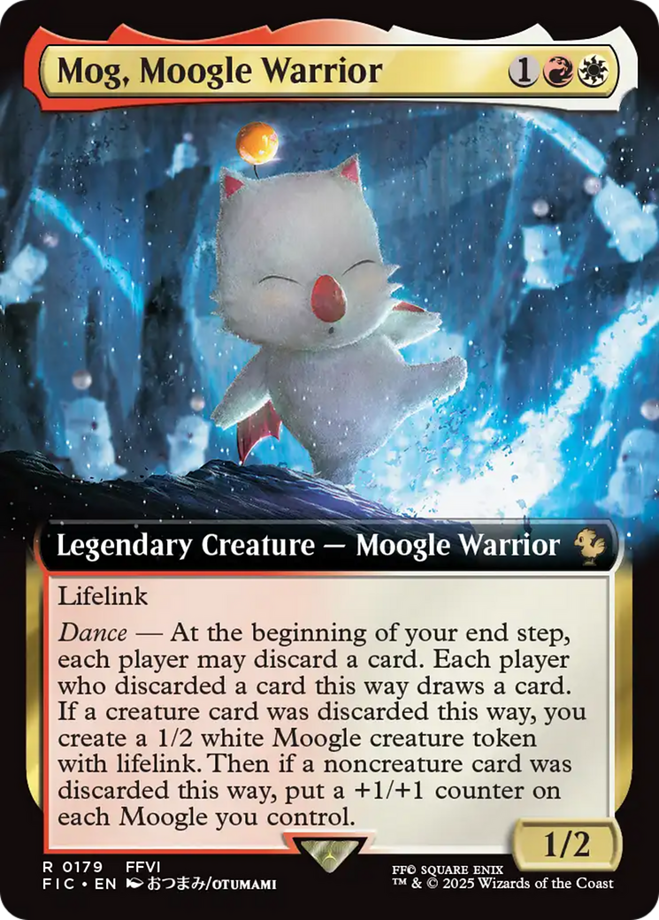 Mog, Moogle Warrior (Extended Art) [FINAL FANTASY Commander] - Magic: The Gathering - Card Brawlers | Quebec | Canada |