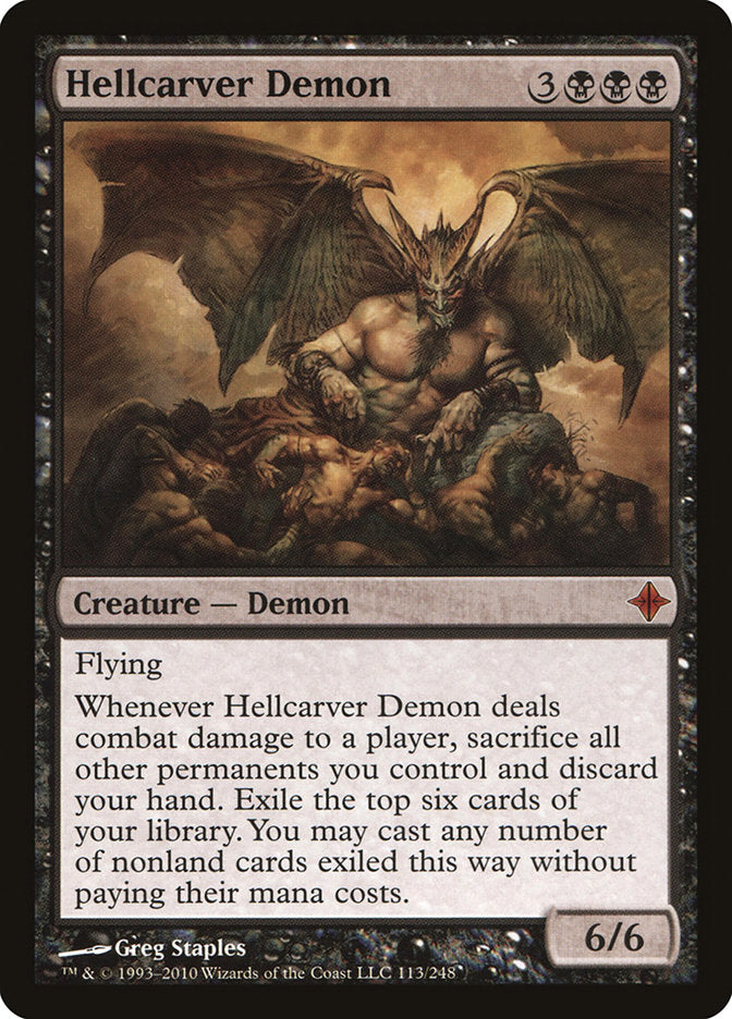 Hellcarver Demon [Rise of the Eldrazi] - Magic: The Gathering - Card Brawlers | Quebec | Canada |
