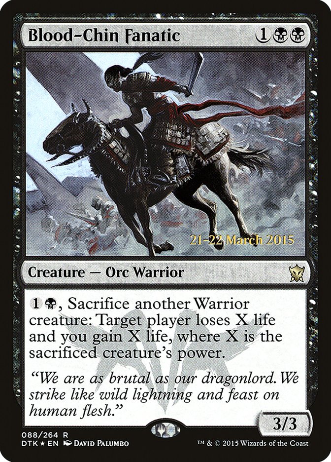 Blood-Chin Fanatic [Dragons of Tarkir Prerelease Promos] - Magic: The Gathering - Card Brawlers | Quebec | Canada |
