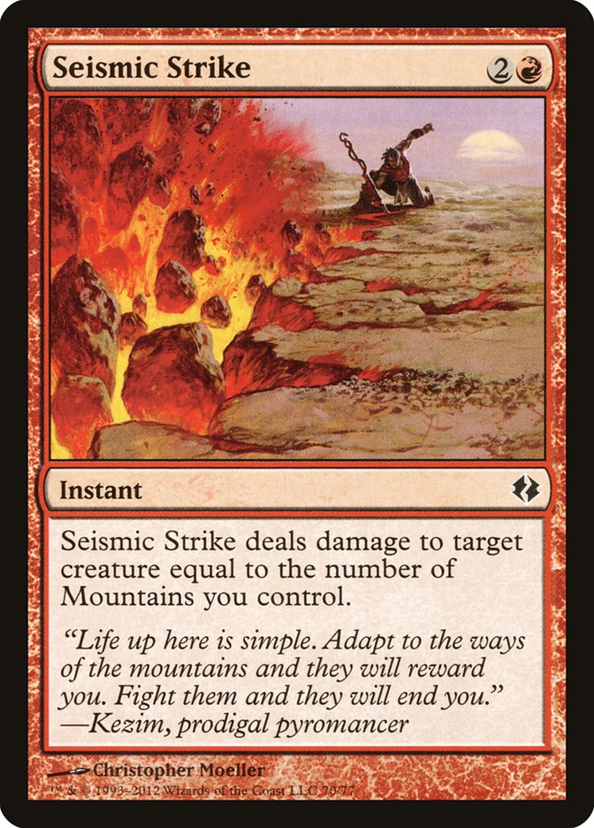 Seismic Strike [Duel Decks: Venser vs. Koth] - Magic: The Gathering - Card Brawlers | Quebec | Canada |
