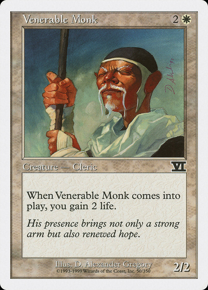 Venerable Monk [Classic Sixth Edition] - Magic: The Gathering - Card Brawlers | Quebec | Canada |