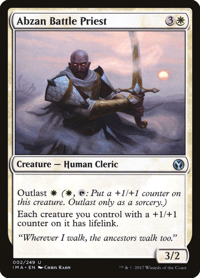 Abzan Battle Priest [Iconic Masters] - Magic: The Gathering - Card Brawlers | Quebec | Canada |