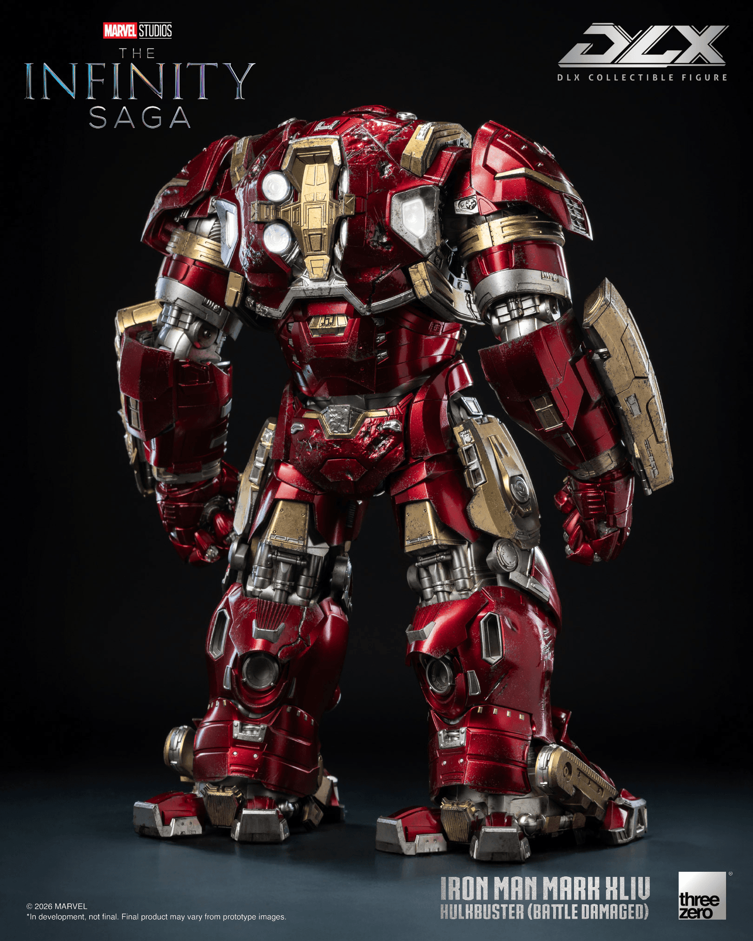 Threezero - DLX - Iron Man Mark 44 - Hulkbuster - (Battle Damaged) - (PREORDER) December 31, 2026