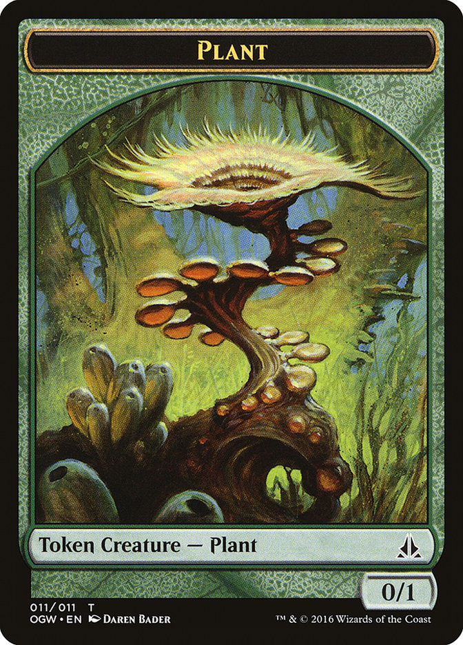 Plant Token [Oath of the Gatewatch Tokens] - Magic: The Gathering - Card Brawlers | Quebec | Canada |
