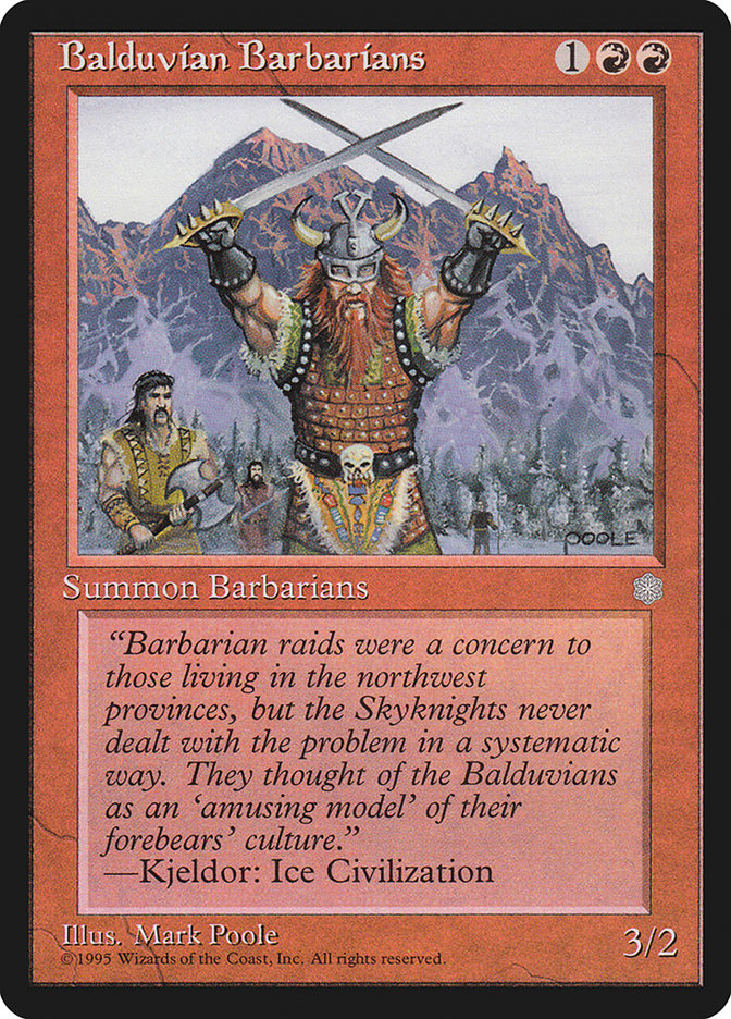 Balduvian Barbarians [Ice Age] - Magic: The Gathering - Card Brawlers | Quebec | Canada |