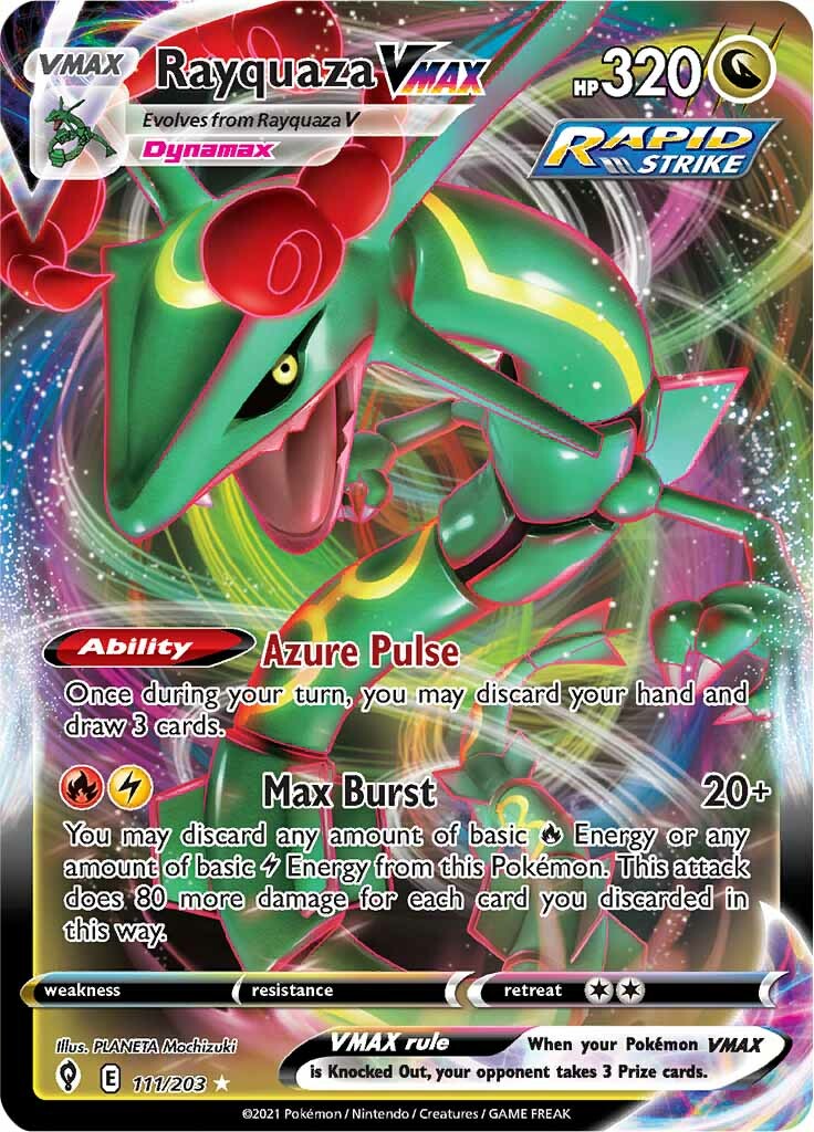 Rayquaza VMAX (111/203) [Sword & Shield: Evolving Skies] - Pokémon - Card Brawlers | Quebec | Canada |