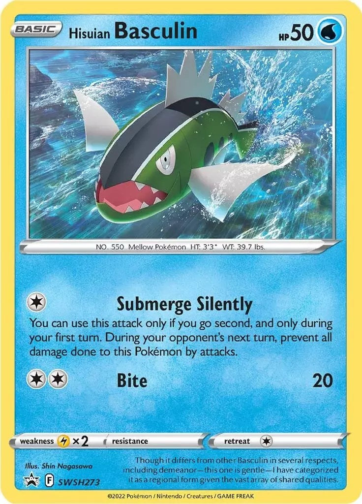 Hisuian Basculin (SWSH273) [Sword & Shield: Black Star Promos] - Pokémon - Card Brawlers | Quebec | Canada |