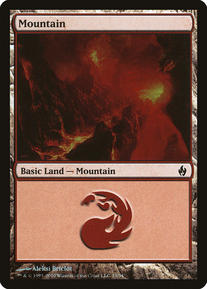 Mountain (33) [Premium Deck Series: Fire and Lightning] - Magic: The Gathering - Card Brawlers | Quebec | Canada |